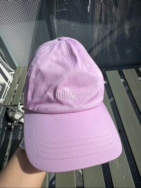 lululemon Light Pink Logo Cap